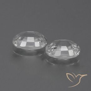 2.58 ct natürliche Klares Weiß Zirkon-Edelsteine, Oval, VS