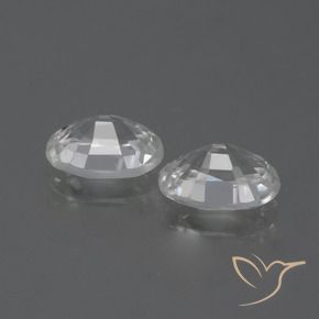 2.31 ct natürliche Klares Weiß Zirkon-Edelsteine, Oval, VVS