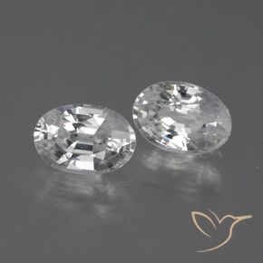 2.37 ct natürliche Klares Weiß Zirkon-Edelsteine, Oval, VVS