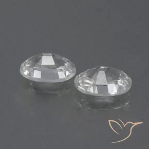 2.37 ct natürliche Klares Weiß Zirkon-Edelsteine, Oval, VVS