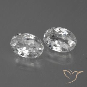 2.54 ct natürliche Klares Weiß Zirkon-Edelsteine, Oval, VS
