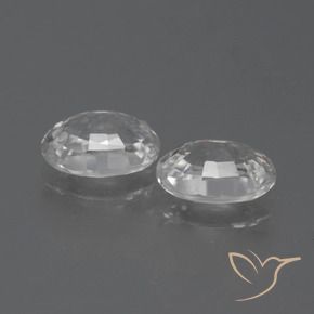 2.54 ct natürliche Klares Weiß Zirkon-Edelsteine, Oval, VS