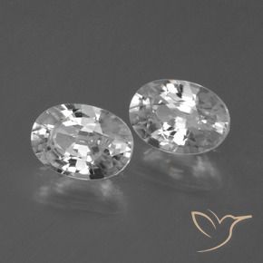 2.57 ct natürliche Klares Weiß Zirkon-Edelsteine, Oval, VS