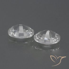 2.57 ct natürliche Klares Weiß Zirkon-Edelsteine, Oval, VS