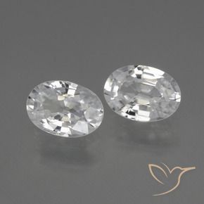 2.19 ct natürliche Weiß Zirkon-Edelsteine, Oval, VVS