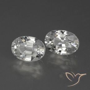 2.80 ct natürliche Weiß Zirkon-Edelsteine, Oval, VVS