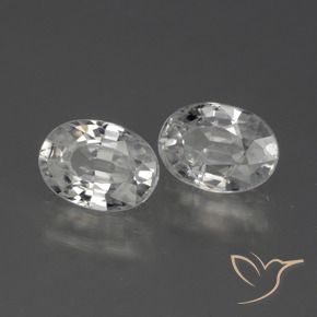 2.68 ct natürliche Weiß Zirkon-Edelsteine, Oval, VVS