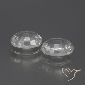 2.68 ct natürliche Weiß Zirkon-Edelsteine, Oval, VVS