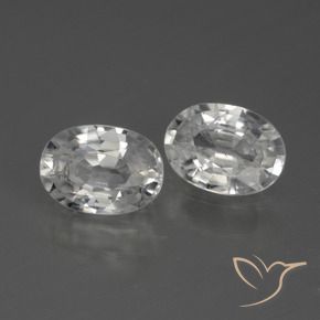 2.30 ct natürliche Weiß Zirkon-Edelsteine, Oval, VS