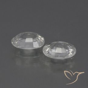 2.30 ct natürliche Weiß Zirkon-Edelsteine, Oval, VS