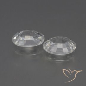 2.49 ct natürliche Weiß Zirkon-Edelsteine, Oval, VVS