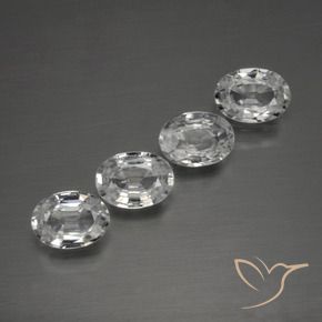 4.39 ct natürliche Klares Weiß Zirkon-Edelsteine, Oval, VS