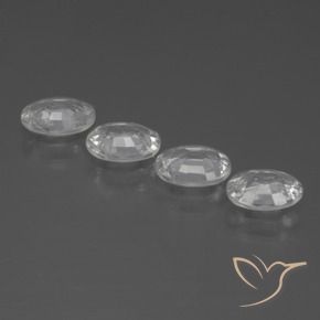 4.17 ct natürliche Klares Weiß Zirkon-Edelsteine, Oval, VVS