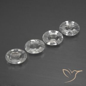 3.66 ct natürliche Klares Weiß Zirkon-Edelsteine, Oval, VS