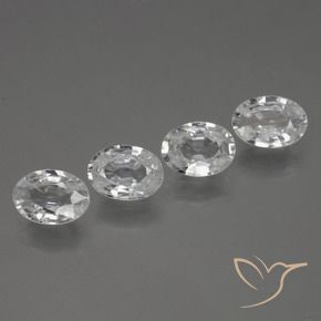 4.23 ct natürliche Klares Weiß Zirkon-Edelsteine, Oval, VVS-VS