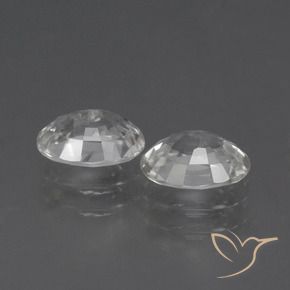 2.29 ct natürliche Weiß Zirkon-Edelsteine, Oval, VS