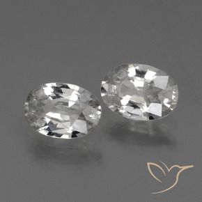 2.33 ct natürliche Weiß Zirkon-Edelsteine, Oval, VS