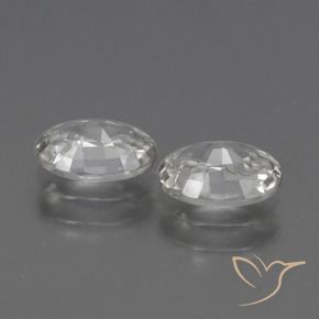 2.33 ct natürliche Weiß Zirkon-Edelsteine, Oval, VS