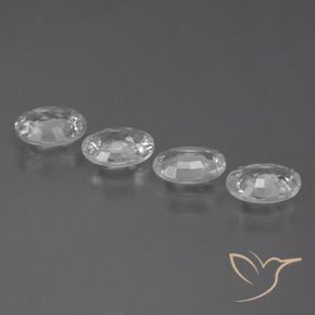 4.00 ct natürliche Klares Weiß Zirkon-Edelsteine, Oval, VVS