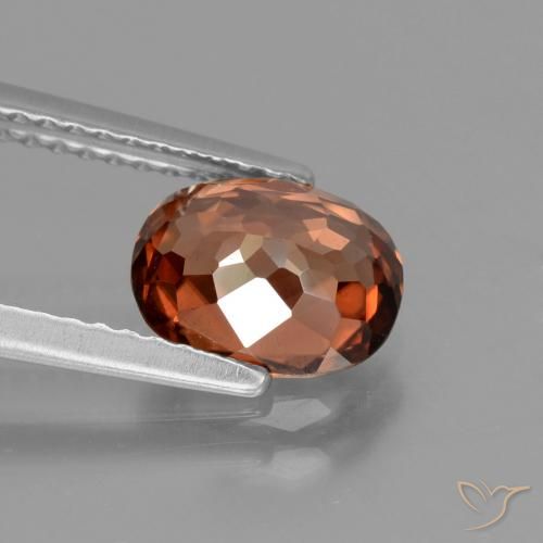 9,17 ctw natürlicher Mittelorange Zirkon, Oval, VS