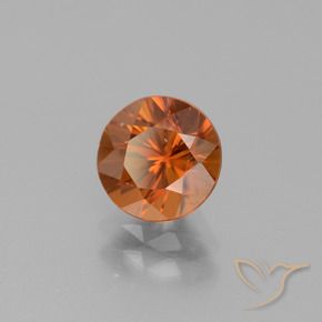 9,17 ctw natürlicher Mittelorange Zirkon, Runden, VVS