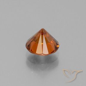 9,17 ctw natürlicher Mittelorange Zirkon, Runden, VVS