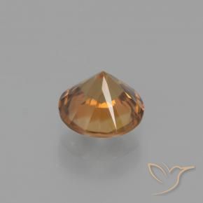 9,17 ctw natürlicher Mittelorange Zirkon, Runden, VVS