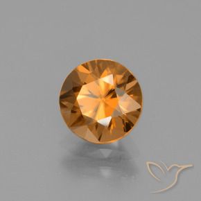 9,17 ctw natürlicher Mittelorange Zirkon, Runden, VVS-VS
