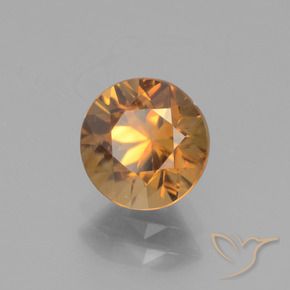 9,17 ctw natürlicher Mittelorange Zirkon, Runden, VVS