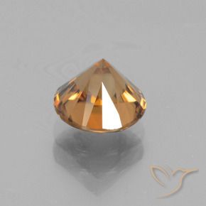 9,17 ctw natürlicher Mittelorange Zirkon, Runden, VVS