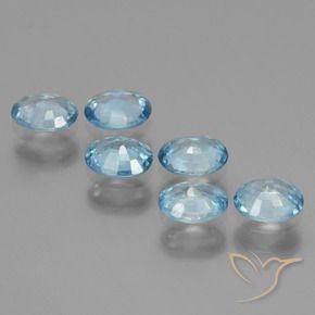 2.70 ct natürliche hellblau Zirkon-Edelsteine, Oval, VS