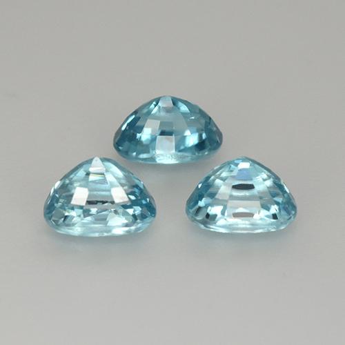 1.80 ct natürliche Blau Zirkon-Edelsteine, Oval Schliff, VS