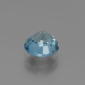 2,75 ctw natürlicher blauer Zirkon, Rundschliff, VS