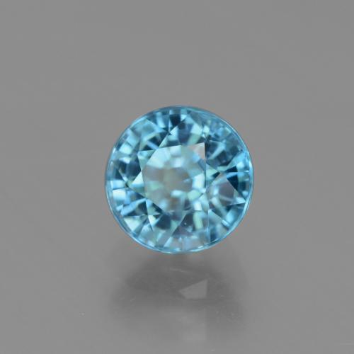 2,69 ctw natürlicher blauer Zirkon, Rundschliff, VS