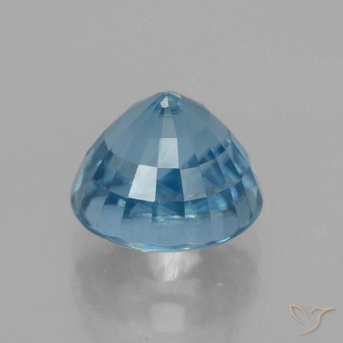 9,17 ctw natürlicher Himmerlblau Zirkon, Runden, VVS