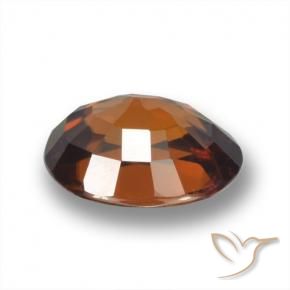9,17 ctw natürlicher Lebkuchen braun Zirkon, Oval, VVS