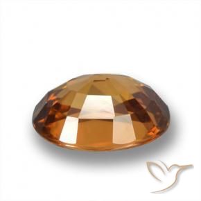 9,17 ctw natürlicher Mittel-Dunkelbraun Zirkon, Oval, VVS