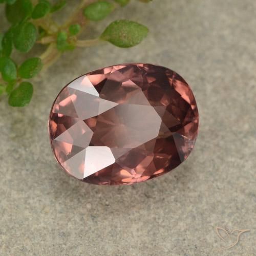 9,17 ctw natürlicher tiefrot Zirkon, Oval, VVS-VS
