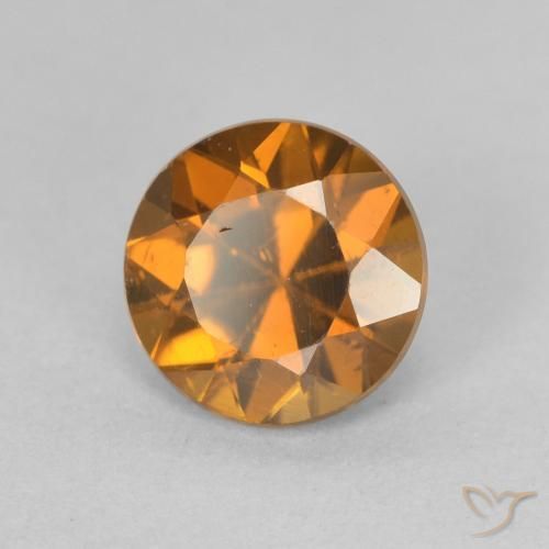 9,17 ctw natürlicher Mittelorange Zirkon, Runden, VVS-VS