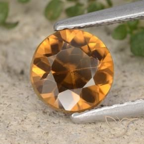 9,17 ctw natürlicher Mittelorange Zirkon, Runden, VVS-VS