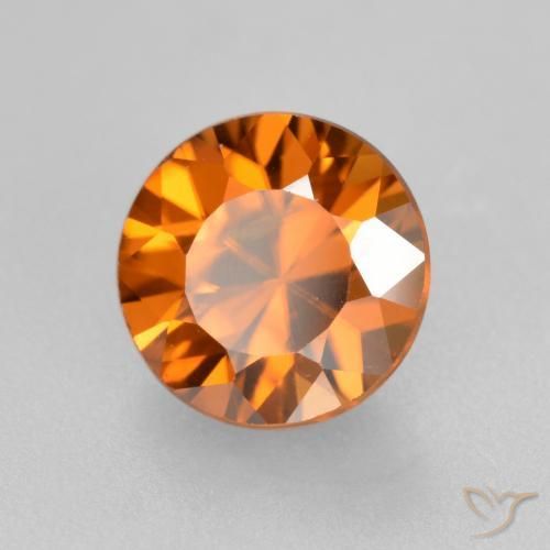 9,17 ctw natürlicher Mittelorange Zirkon, Runden, VS