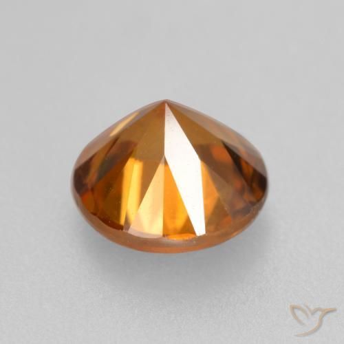 9,17 ctw natürlicher Mittelorange Zirkon, Runden, VS