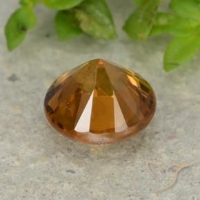 9,17 ctw natürlicher Aprikose Orange Zirkon, Runden, VVS-VS