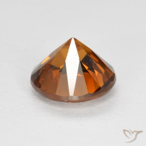 9,17 ctw natürlicher Erdiges Orange Zirkon, Runden, VS