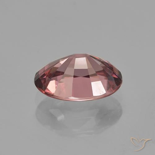 9,17 ctw natürlicher Mittelrot Zirkon, Oval, VVS-VS