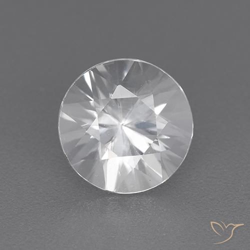 1.92ct Natürlicher Weiß Zirkon, Runden, VVS