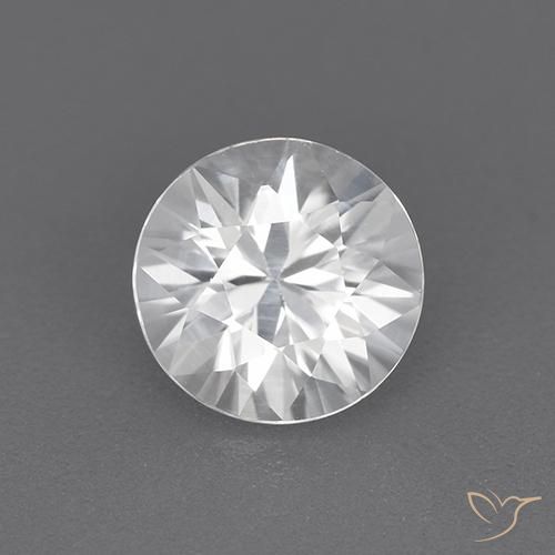 1.64ct Natürlicher Weiß Zirkon, Runden, VVS