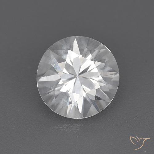 1.73ct Natürlicher Weiß Zirkon, Runden, VVS