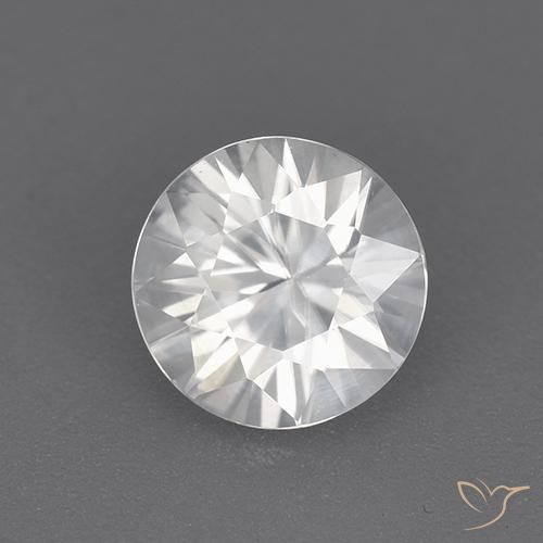 1.76ct Natürlicher Weiß Zirkon, Runden, VVS