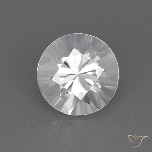 1.92ct Natürlicher Weiß Zirkon, Runden, VVS